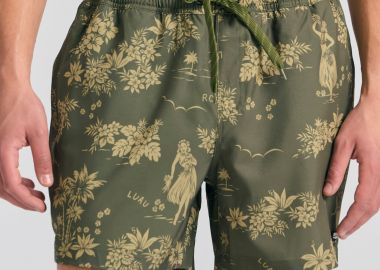 Ανδρικό μαγιό με floral print - FUNKY BUDDHA - 