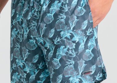 Ανδρικό μαγιό με floral τύπωμα - FUNKY BUDDHA - 