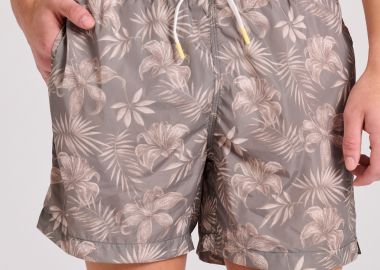 Ανδρικό μαγιό με floral τύπωμα - FUNKY BUDDHA - 