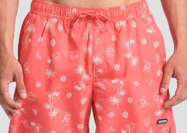 Ανδρικό μαγιό με tropical τύπωμα - FUNKY BUDDHA - 