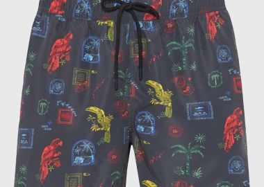 Ανδρικό μαγιό με τύπωμα - FUNKY BUDDHA - 