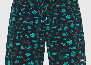 Ανδρικό μαγιό με τύπωμα - FUNKY BUDDHA - 