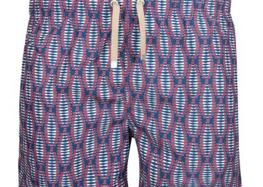 ΑΝΔΡΙΚΟ ΜΑΓΙΟ MYRTOS CLASSIC ΜΕ ΣΧΕΔΙΑ ΜΕΣΑΙΟΥ ΜΗΚΟΥΣ ΜΠΛΕ - BENIBECA - 