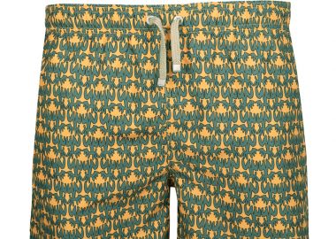 ΑΝΔΡΙΚΟ ΜΑΓΙΟ PENSACOLA CLASSIC ΜΕ ΣΧΕΔΙΑ ΜΕΣΑΙΟΥ ΜΗΚΟΥΣ ΠΡΑΣΙΝΟ - BENIBECA - 