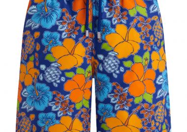 ΑΝΔΡΙΚΟ ΜΑΓΙΟ VILEBREQUIN RONDE DES TORTUES LOGO ΜΠΛΕ - VILEBREQUIN - 