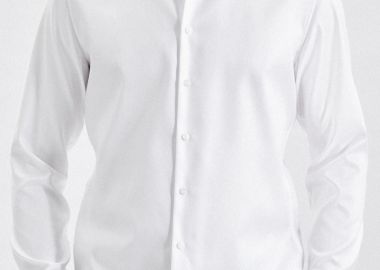ΑΝΔΡΙΚΟ ΜΑΚΡΥΜΑΝΙΚΟ ΠΟΥΚΑΜΙΣΟ BUSINESS KENT 102 SEIDENSTICKER SHAPED FIT ΛΕΥΚΟ - SEIDENSTICKER - 