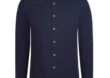 ΑΝΔΡΙΚΟ ΜΑΚΡΥΜΑΝΙΚΟ ΠΟΥΚΑΜΙΣΟ CASUAL SPREAD KENT 98 SEIDENSTICKER SLIM FIT ΜΠΛΕ - SEIDENSTICKER - 