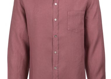 ΑΝΔΡΙΚΟ ΜΑΚΡΥΜΑΝΙΚΟ ΠΟΥΚΑΜΙΣΟ ΛΙΝΟ JIOCH ΚΑΝΟΝΙΚΗ ΓΡΑΜΜΗ ΚΟΚΚΙΝΟ - CROSSLEY - 