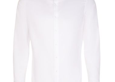 ΑΝΔΡΙΚΟ ΜΑΚΡΥΜΑΝΙΚΟ ΠΟΥΚΑΜΙΣΟ NEW KENT SEIDENSTICKER SLIM FIT ΛΕΥΚΟ - SEIDENSTICKER - 