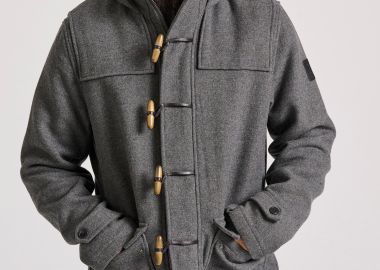 Ανδρικό μοντγκόμερι wool blend ημίπαλτο - FUNKY BUDDHA - 