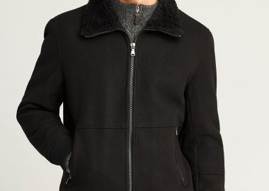 Ανδρικό μπουφάν με γιακά - FUNKY BUDDHA - 