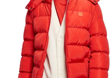 Ανδρικό Μπουφάν Puffer με Κουκούλα TB1807-04019 Urban Classics Black Hugered - Urban Classics - 