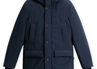 ΑΝΔΡΙΚΟ ΜΠΟΥΦΑΝ CLOUD ARCTIC PARKA WOOLRICH ΚΑΝΟΝΙΚΗ ΓΡΑΜΜΗ ΜΠΛΕ - WOOLRICH - 