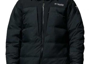 ΑΝΔΡΙΚΟ ΜΠΟΥΦΑΝ GLACIER RIDGE™ DOWN JACKET COLUMBIA ΚΑΝΟΝΙΚΗ ΓΡΑΜΜΗ ΜΑΥΡΟ - COLUMBIA - 