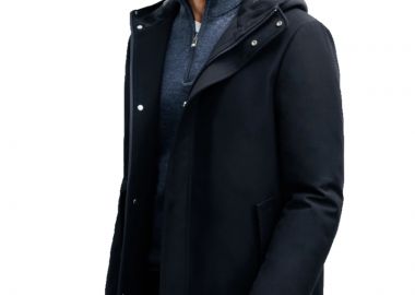 ΑΝΔΡΙΚΟ ΜΠΟΥΦΑΝ IZAC BLOUSON RESPY ΚΑΝΟΝΙΚΗ ΓΡΑΜΜΗ ΜΠΛΕ - IZAC - 