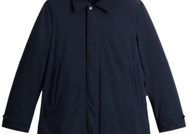 ΑΝΔΡΙΚΟ ΜΠΟΥΦΑΝ STRETCH 2IN1 CARCOAT WOOLRICH ΚΑΝΟΝΙΚΗ ΓΡΑΜΜΗ ΜΠΛΕ - WOOLRICH - 