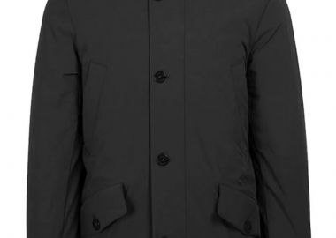 ΑΝΔΡΙΚΟ ΜΠΟΥΦΑΝ STRETCH ARCTIC PARKA WOOLRICH ΚΑΝΟΝΙΚΗ ΓΡΑΜΜΗ ΜΑΥΡΟ - WOOLRICH - 