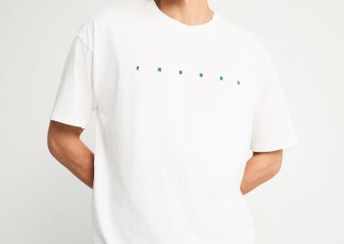 Ανδρικό oversized t-shirt με τύπωμα στην πλάτη - FUNKY BUDDHA - 