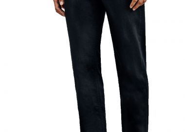 ΑΝΔΡΙΚΟ ΠΑΝΤΕΛΟΝΙ IZAC JEAN DROIT TEANA DENIM ΚΑΝΟΝΙΚΗ ΓΡΑΜΜΗ (REGULAR FIT) ΜΑΥΡΟ - IZAC - 