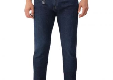 ΑΝΔΡΙΚΟ ΠΑΝΤΕΛΟΝΙ JEANS WINTER DENIM 5POCKET PAUL & SHARK ΚΑΝΟΝΙΚΗ ΓΡΑΜΜΗ ΣΚΟΥΡΟ ΜΠΛΕ - PAUL & SHARK - 