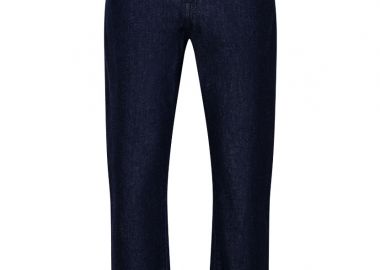 ΑΝΔΡΙΚΟ ΠΑΝΤΕΛΟΝΙ SEIDENSTICKER CASUAL DENIM 5POCKET ΚΑΝΟΝΙΚΗ ΓΡΑΜΜΗ REGULAR FIT ΣΚΟΥΡΟ ΜΠΛΕ - SEIDENSTICKER - 