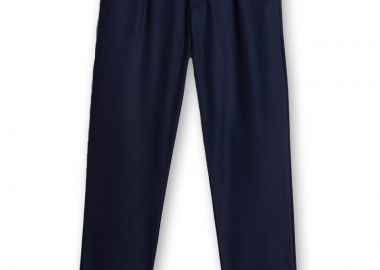 ΑΝΔΡΙΚΟ ΠΑΝΤΕΛΟΝΙ WOOL FLANNEL MILTON WOOLRICH ΚΑΝΟΝΙΚΗ ΓΡΑΜΜΗ ΜΠΛΕ - WOOLRICH - 