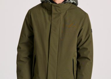 Ανδρικό παρκά με αποσπώμενη κουκούλα - FUNKY BUDDHA - 