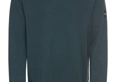 ΑΝΔΡΙΚΟ ΠΛΕΚΤΟ CAMEL ACTIVE PULLOVER CREWNECK ΚΑΝΟΝΙΚΗ ΓΡΑΜΜΗ ΜΠΛΕ - CAMEL ACTIVE - 
