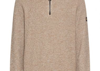 ΑΝΔΡΙΚΟ ΠΛΕΚΤΟ CAMEL ACTIVE PULLOVER TROYER ΚΑΝΟΝΙΚΗ ΓΡΑΜΜΗ ΕΚΡΟΥ - CAMEL ACTIVE - 