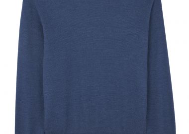 ΑΝΔΡΙΚΟ ΠΛΕΚΤΟ CREW-NECK PAUL & SHARK ΚΑΝΟΝΙΚΗ ΓΡΑΜΜΗ ΜΠΛΕ - PAUL & SHARK - 