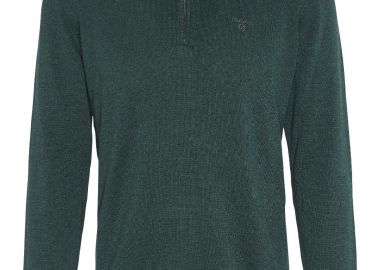 ΑΝΔΡΙΚΟ ΠΛΕΚΤΟ PIMA COTTON HALF ZIP ΠΡΑΣΙΝΟ - BARBOUR - 