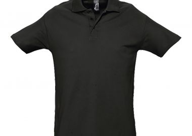 Ανδρικό Polo Πικέ 11362 SOL'S Spring II Black - SOL'S - 