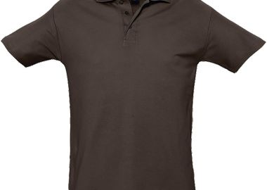 Ανδρικό πόλο πικέ Spring II SOLS 11362 Chocolate -  - 