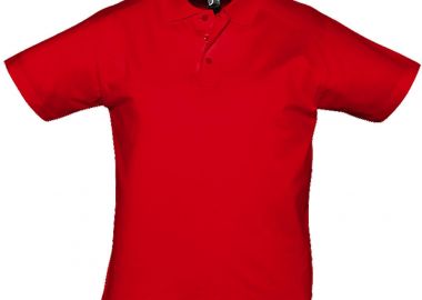 Ανδρικό πόλο Prescott Men SOLS 11377 Red -  - 