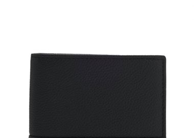 ΑΝΔΡΙΚΟ ΠΟΡΤΟΦΟΛΙ HUGO QUANTIC COIN ΔΕΡΜΑΤΙΝΟ ΜΑΥΡΟ - HUGO - 