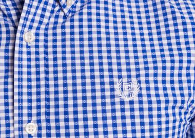 Ανδρικό πουκάμισο καρό Chaps - F01-XZAAP-XYAAP Μπλε - CHAPS - 
