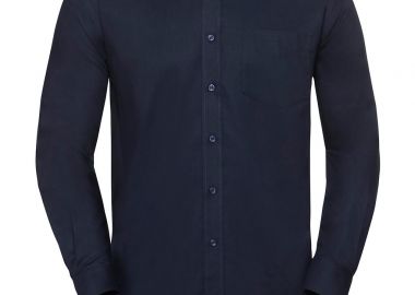 Ανδρικό Πουκάμισο Oxford Μακρυμάνικο 0R932M0 Russell Collection Bright Navy - Russell - 