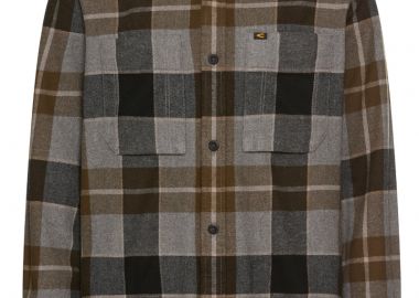 ΑΝΔΡΙΚΟ ΠΟΥΚΑΜΙΣΟ CAMEL ACTIVE Μ.Μ. FLANNEL CHECK 2 POCKET ΚΑΝΟΝΙΚΗ ΓΡΑΜΜΗ ΑΝΘΡΑΚΙ - CAMEL ACTIVE - 