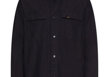 ΑΝΔΡΙΚΟ ΠΟΥΚΑΜΙΣΟ CAMEL ACTIVE ΜΟΝΟΧΡΩΜΟ ΜΑΚΡΥΜΑΝΙΚΟ OVERSHIRT ΣΚΟΥΡΟ ΜΠΛΕ - CAMEL ACTIVE - 