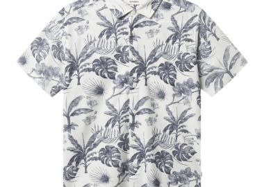 ΑΝΔΡΙΚΟ ΠΟΥΚΑΜΙΣΟ GABBA SVEN REG LEAVES ΜΕ ΤΥΠΩΜΑ ΠΟΛΥΧΡΩΜΟ - GABBA - 