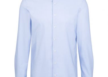ΑΝΔΡΙΚΟ ΠΟΥΚΑΜΙΣΟ SEIDENSTICKER BUSINESS KENT ΣΤΕΝΗ ΓΡΑΜΜΗ SLIM FIT ΓΑΛΑΖΙΟ - SEIDENSTICKER - 