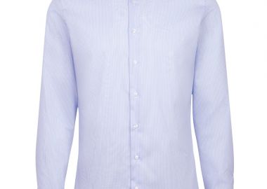 ΑΝΔΡΙΚΟ ΠΟΥΚΑΜΙΣΟ SEIDENSTICKER SPREAD KENT ΣΤΕΝΗ ΓΡΑΜΜΗ SLIM FIT ΜΠΛΕ - SEIDENSTICKER - 