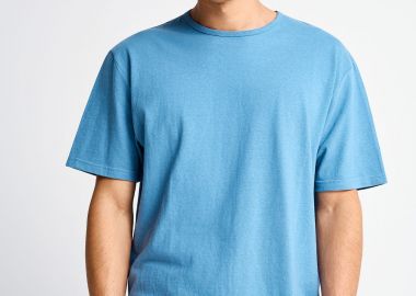 Ανδρικό relaxed λινό t-shirt - The essentials - FUNKY BUDDHA - 