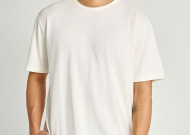 Ανδρικό relaxed t-shirt από βαμβάκι - The essentials - FUNKY BUDDHA - 