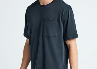 Ανδρικό relaxed t-shirt από βαμβάκι - The essentials - FUNKY BUDDHA - 