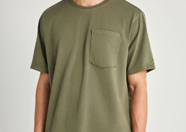 Ανδρικό relaxed t-shirt από βαμβάκι - The essentials - FUNKY BUDDHA - 