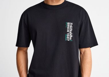 Ανδρικό relaxed t-shirt με τύπωμα - FUNKY BUDDHA - 