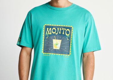 Ανδρικό relaxed t-shirt με τύπωμα - FUNKY BUDDHA - 