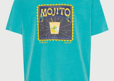 Ανδρικό relaxed t-shirt με τύπωμα - FUNKY BUDDHA - 