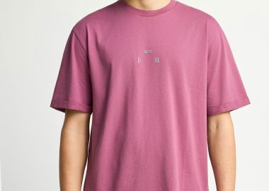 Ανδρικό relaxed t-shirt με τύπωμα στην πλάτη - FUNKY BUDDHA - 